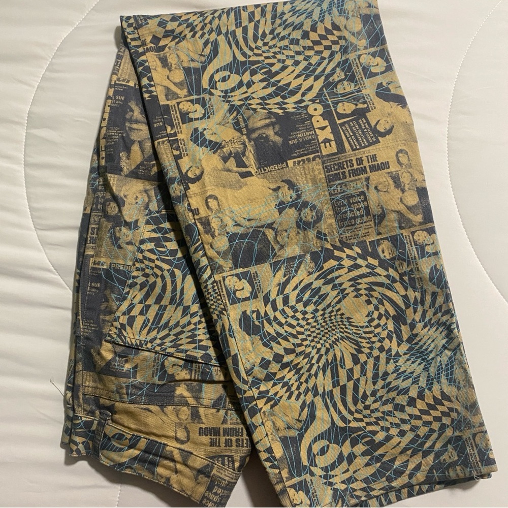 NWOT MIAOU FARGO WANTED PRINT PANTS - SIZE S - Picture 12 of 13